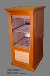 TEMPERATURE CONTROLLED HUMIDOR CABINETS